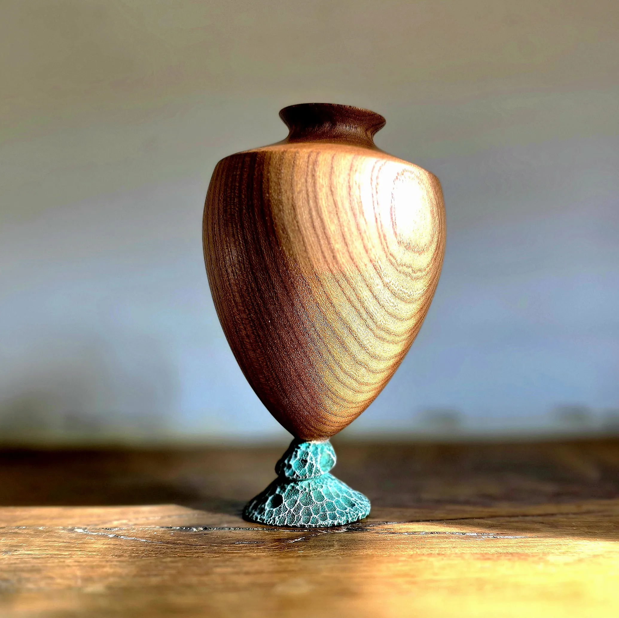 Vase hollowform en bois