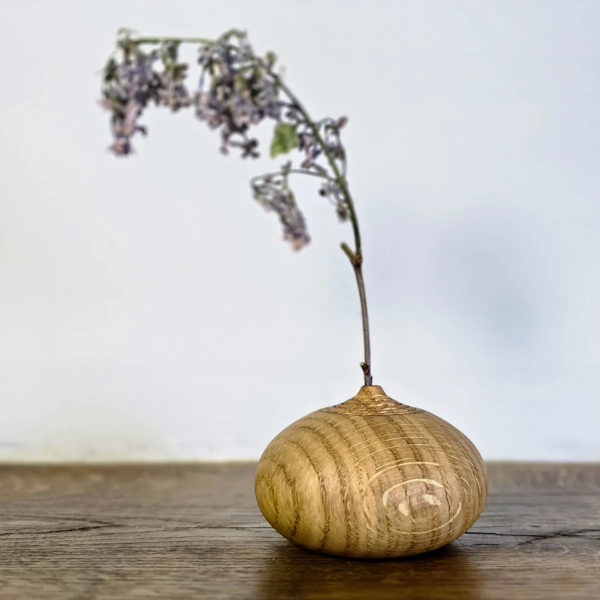 vase fleur sèche forme de galet